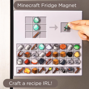 MC Fridge Magnets Crafting Recipe 50 PCS